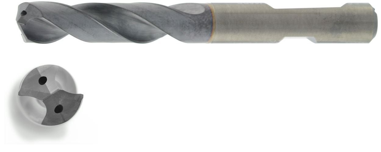 VHM HPC Bohrer 3xD mit IK Ø 10,8 mm, TiAlN besch.