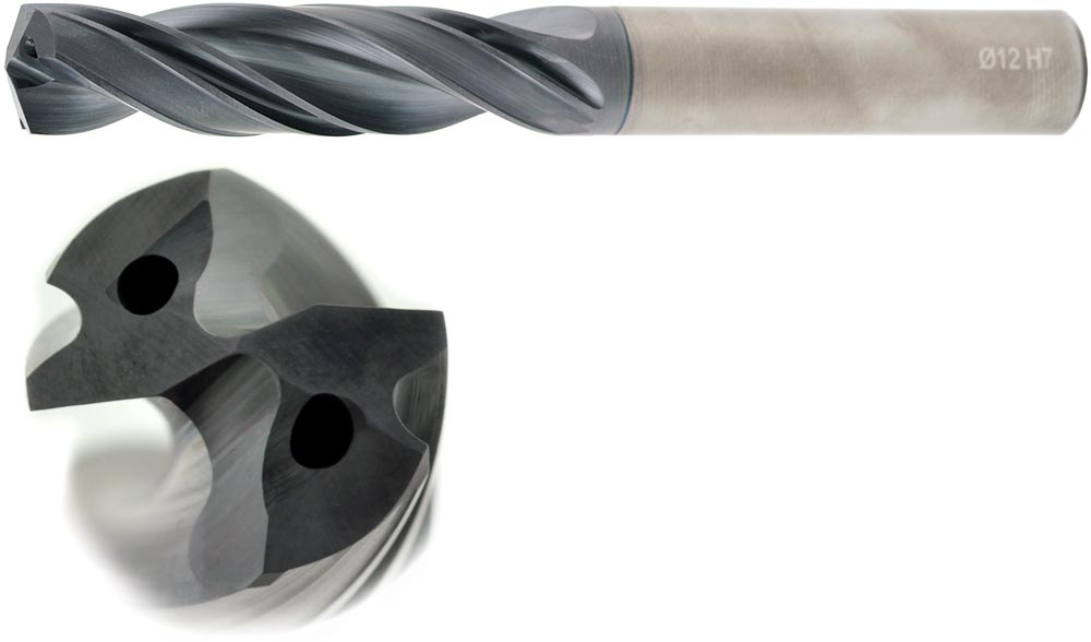 VHM HPC Bohrreibahle 3xD mit IK Ø 10,01 mm, ± 0,003, AlTiN besch.